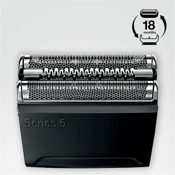 Braun Series 5 52S Silver rakhuvud - Kompatibel med Series 5 rakapparater