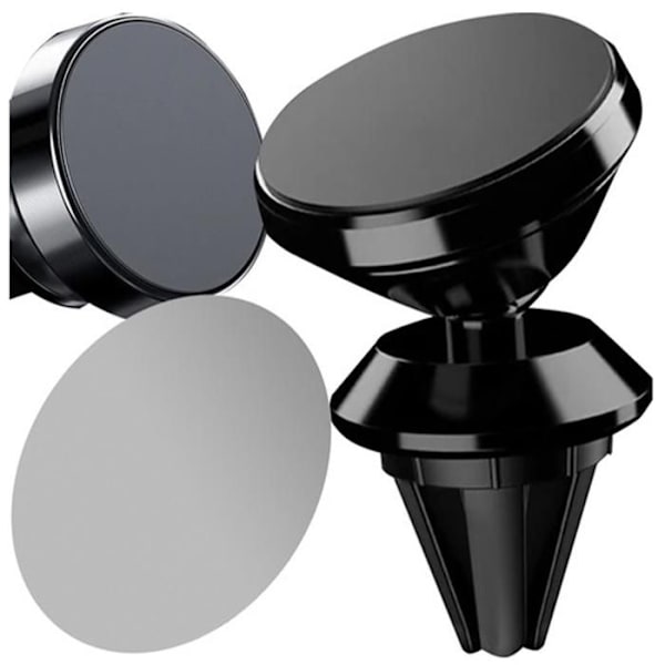 Magnetiskt stöd - Ej specificerat - 24523 - Rotation 360° - Lutning 90° - Svart Svart