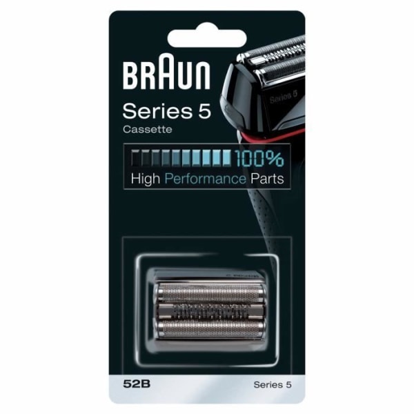Braun Series 5 Replacement Shaver Blade Black - Kompatibel med 5040s, 5030s, 5020s rakapparater