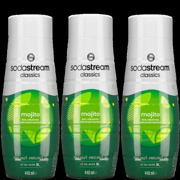 3x SodaStream Mojito Sirap 440ml