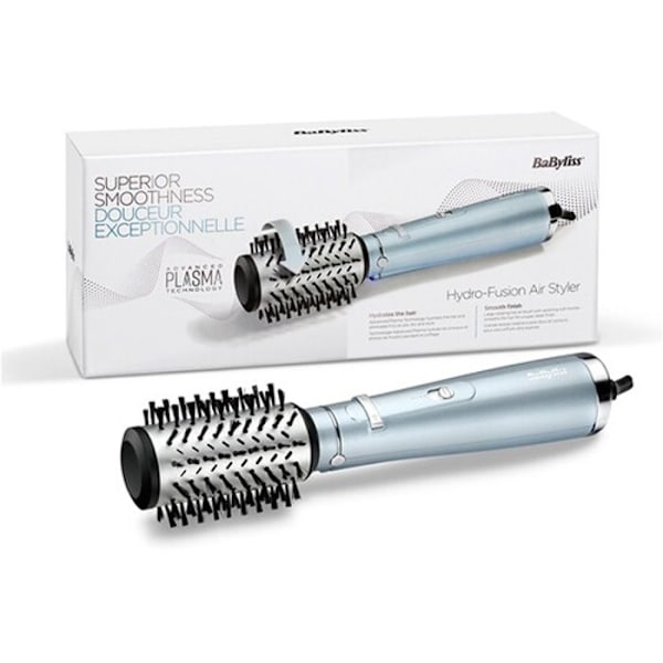 BaByliss Hydro-Fusion blåsborste för en perfekt, silkeslen och frizzfri föning AS773E