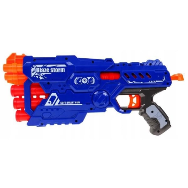 Nerf Set + Tillbehör - Blaze Storm - ZMI.ZC7097 - Lättanvänd pistol - Utan batterier - Blandat Blå röd