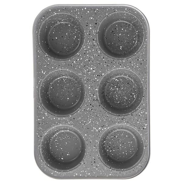 Muffinsform - Orion - Stor - Nonstick - Stål - 6 muffins grå