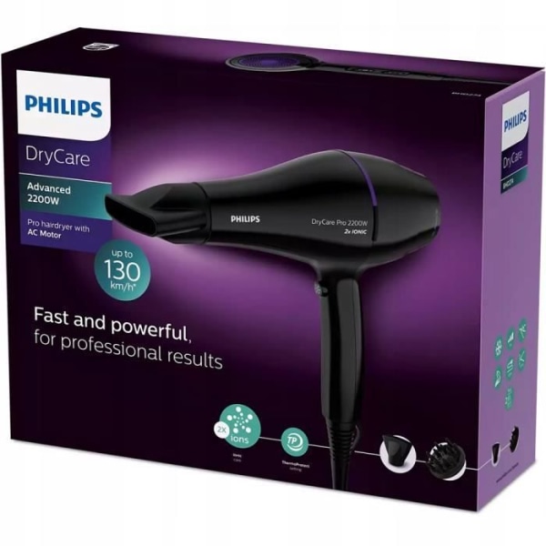 Philips DryCare BHD274 hårtork + borste