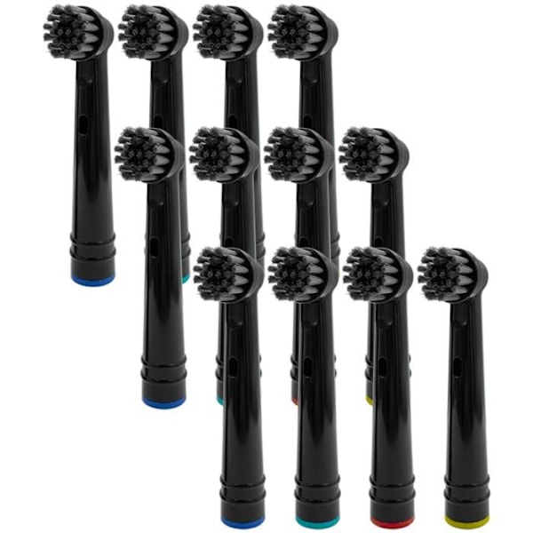Ersättningsmunstycke Precision EB17-P x4 svart med DailyClean x3