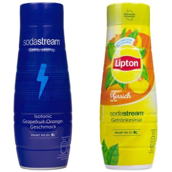 Sirap för Sodastream Isotonic och Lipton Peach 440ml