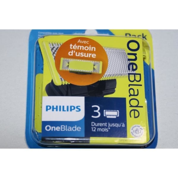 PHILIPS ONEBLADE QP230/50 Utbytbart blad - Paket med 3