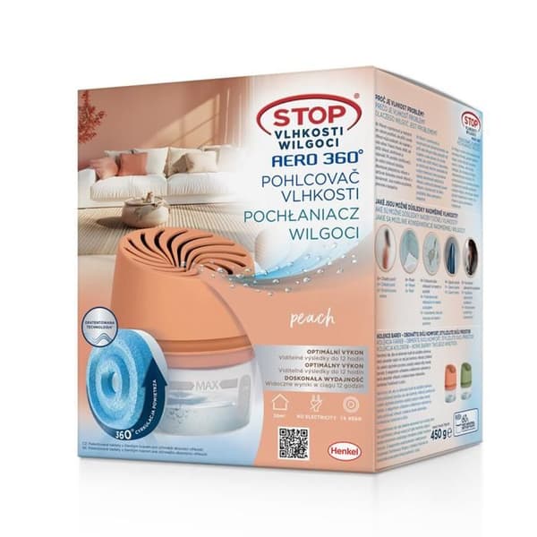 Fuktabsorberare CERESIT STOP WILGOCI AERO 360 BADRUM Persika