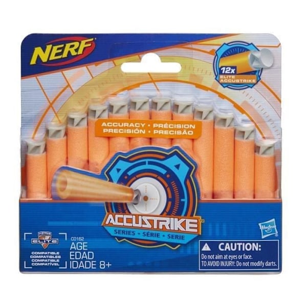 NERF ACCUSTRIKE - Officiell x12 dart-påfyllning för maximal noggrannhet ACCUSTRIKE x12