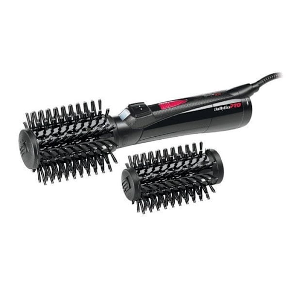 Roterande blåsborste - BabyLiss - BAB2770E - 800W - 2 utbytbara borstar - Keramisk teknologi Svart