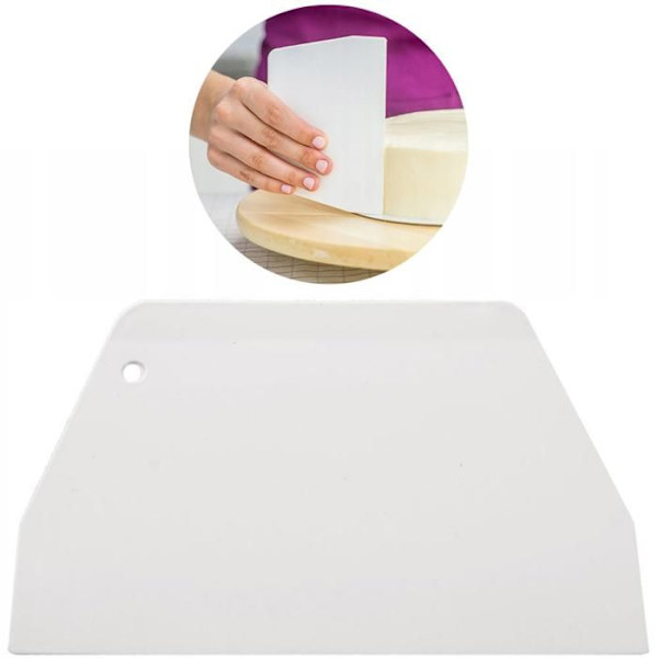 Bakspade - Orion - 19,5 cm - Plast - Vit - Multifunktionell Vit