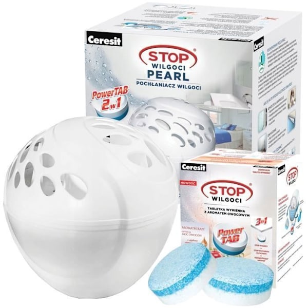 Ceresit Stop Moisture Absorbent Pearl + 2x fruktpåfyllning