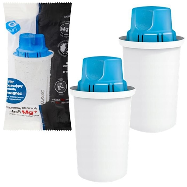 2x FILTRERA INSATS FILTRERA FÖR DAFI CL KANNAN I MAGNESIUM MG+ 150 LITER