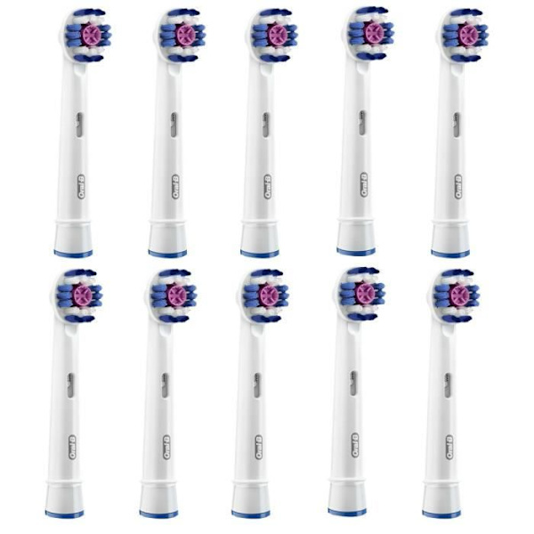 Oral-B 3D Vita eltandborstspetsar 10 st