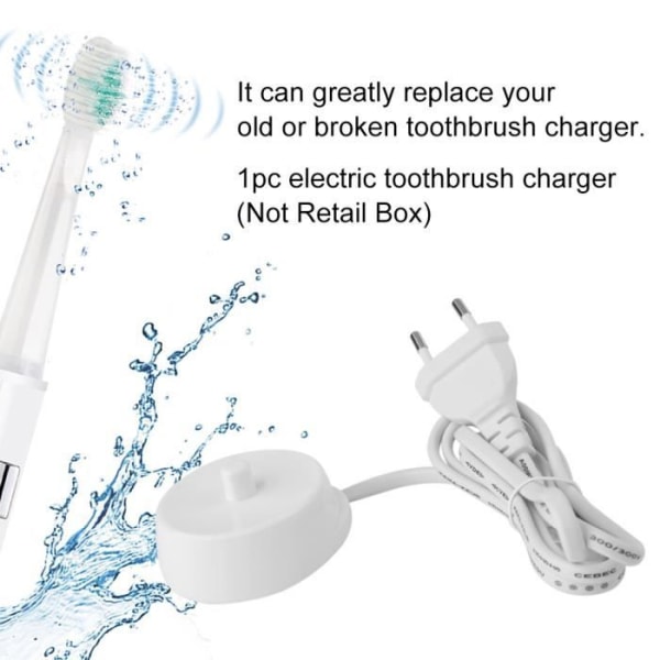 Ersättningsladdare för elektrisk tandborste modell 3757 110-240V Passar för Braun oral-b D17 OC18 laddningstandborste