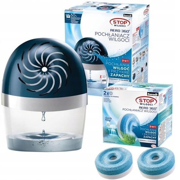 Ceresit Aero fuktabsorberande + 2x vattenfallsdoftande tabletter