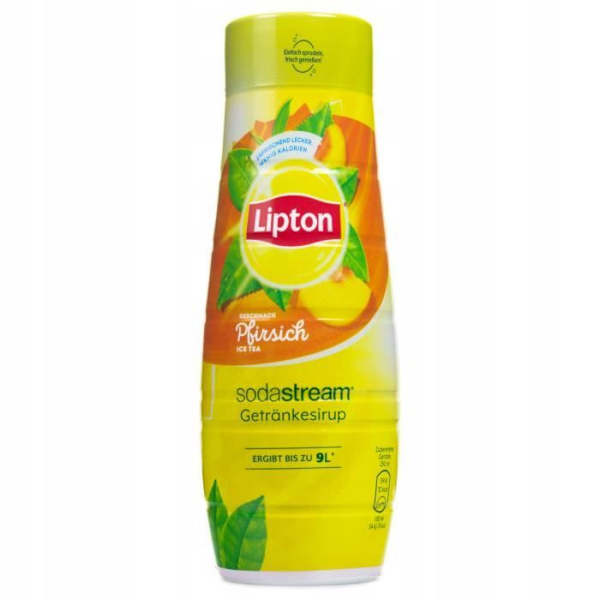 Sodastream Lipton Ice Tea Peach + Lipton Green Tea Sirap Set