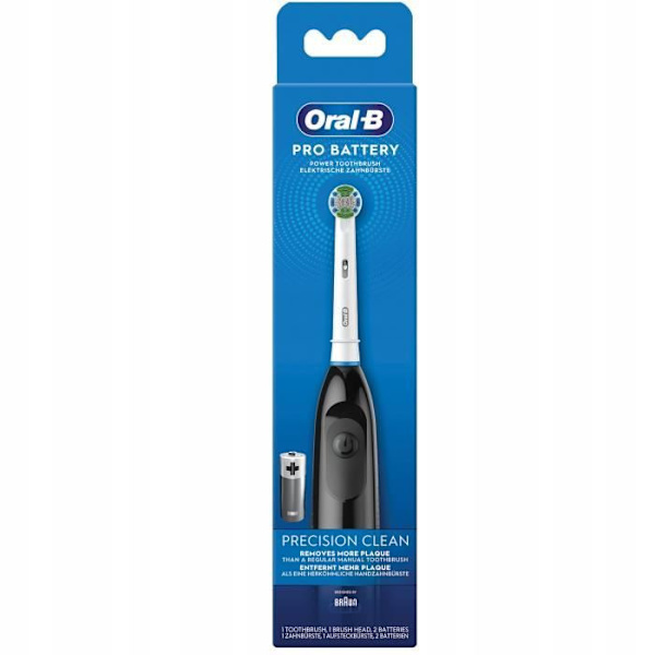 Elektrisk tandborste - Oral-B - Advance Power DB5 Svart - Batteridriven roterande 9600 rörelser per minut Svart