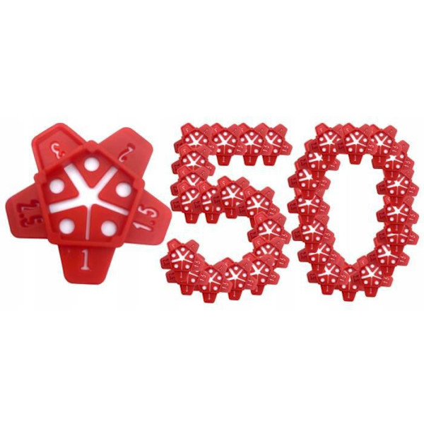 Kakeluppgraderingssystem (50 st.) x2 + 50 extra spikar
