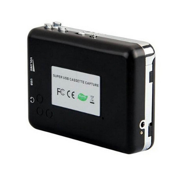 Kassettbandspelare USB-kassett till MP3-omvandlare Capture Audio Music Player Bandspelare  (ZYH) As Shown