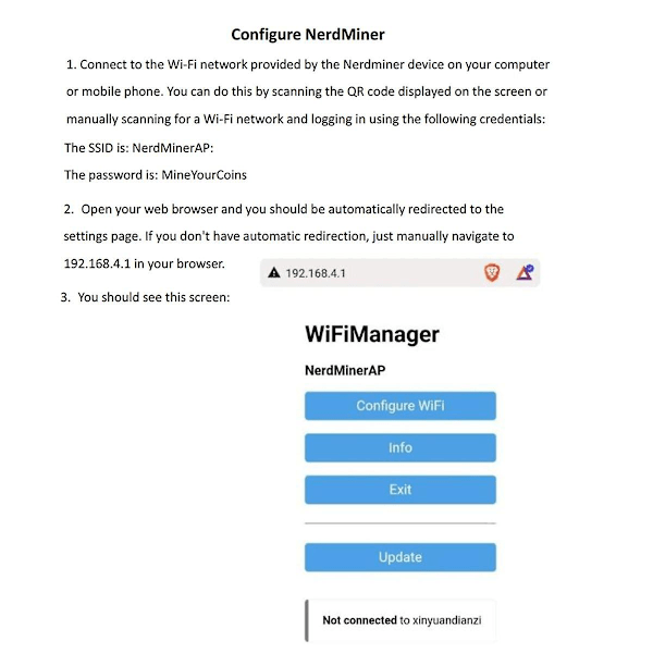 Nerd Miner Mini V2.0 T-QT Pro Hashrate 78K/S med BTC Crypto Solo Lottery Miner Nerdminer Mini  (ZYH) Black