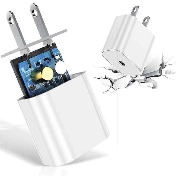 20W snabbladdare och laddningskabel för iPhone