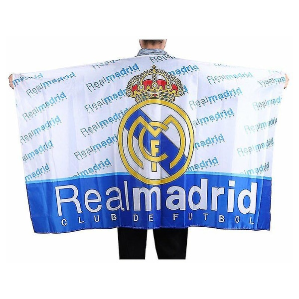 Real Madrids flagga (wm 2024) (100 % polyester och storlek 86*138) LÅNG (ZYH)