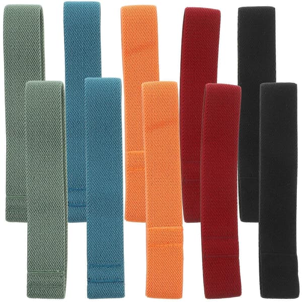 Matboks Elastisk Stropp Forseglingsstropper Fiksering Oppbevaring 15.00X2.50X0.50cm Rød 10 stk
