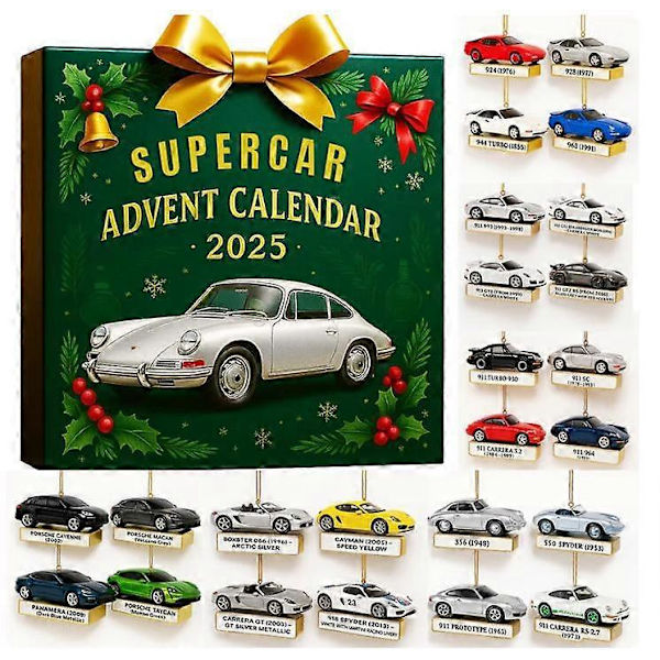 Superbil Julekalender Blind Box Juletræspynt
