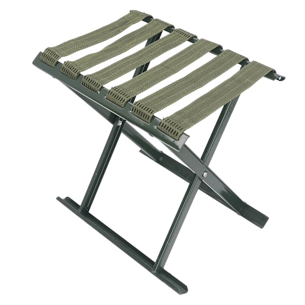 Hopfällbar utomhuspall, bärbar, kraftig, belastning 60 kg, campingstol för promenader, vandring, fiske 1602-2 typ B  (ZYH)