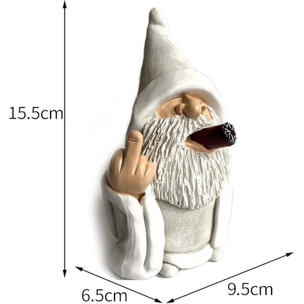 Bn-väderbeständig Harts Trädgårdstomte - 15 Cm - Dekoration inomhus eller utomhus (ZYH)