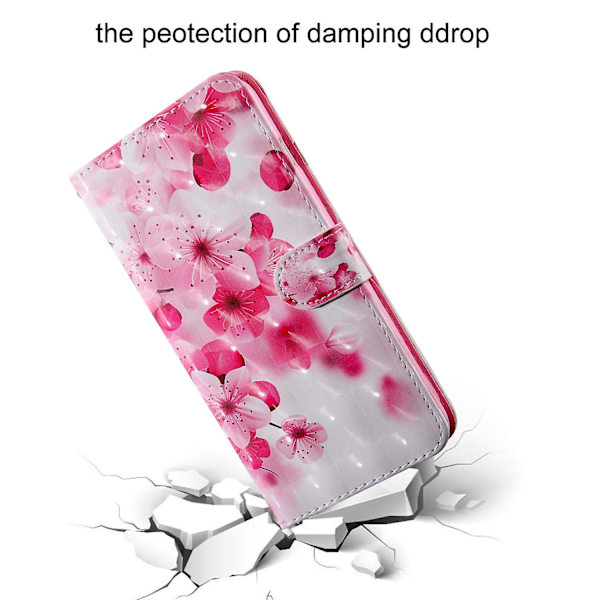Mönstrad PU-läder mobilfodral med ljusprickdekor till Huawei P30 Pro (ZYH) Multicolor Style C Huawei P30 Pro