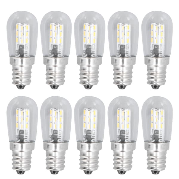 10 stk LED E12 Lyskilde Glas Lille Loftlampe Pære 500LM Wal