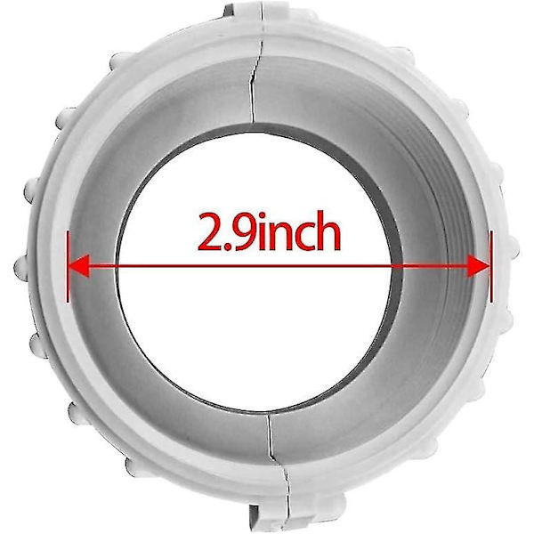 Spa Badkar Värmare Delad Mutter Fackföreningar Med Packning/O-ringar (2 Pack)  (ZYH)