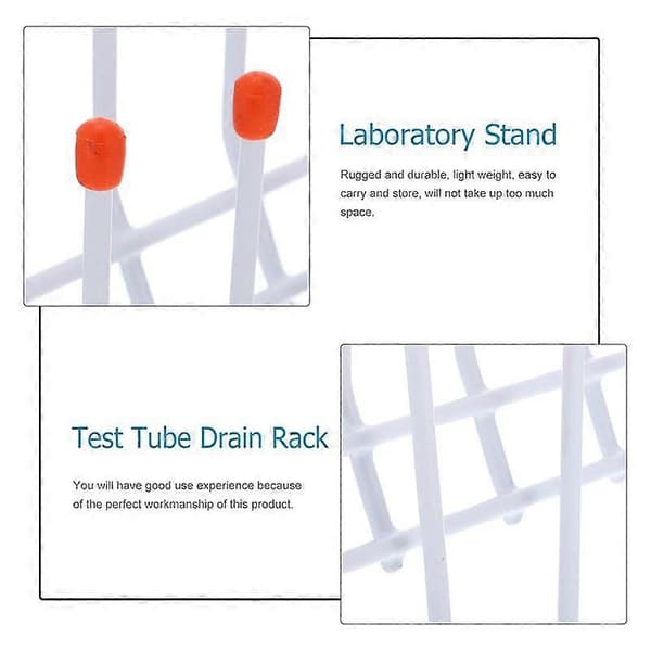 Torkställ för labb 24 pinnar Lab Glasvarorställ Trådställ för glasvaror Väggmontering/Fristående Lab G