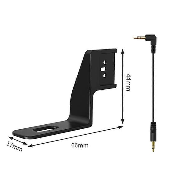 Usynlig mikrofon Cold Shoe til Insta360 X4/til DJI Mic Mini Mic Adapter Kameratilbehør