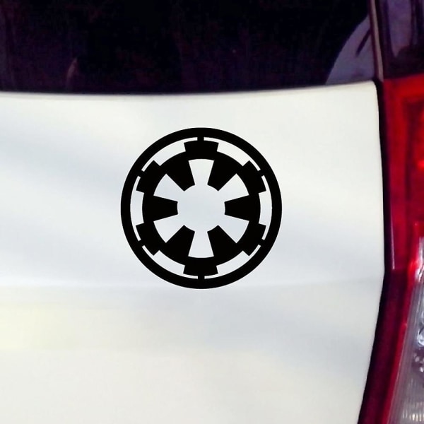 5 st De Star Wars Galactic Empire Bil Karosseri Stötfångare Fönster Dekor Dekaler Klistermärke Mengxi  (ZYH) White