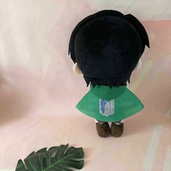Anime Attack On Titan Plyschdocka Leksak 7.8\" Levi Ackerman Plyschfigur Plushies Gåvor Samlarobjekt Cosplay Rekvisita För Fans  (ZYH)