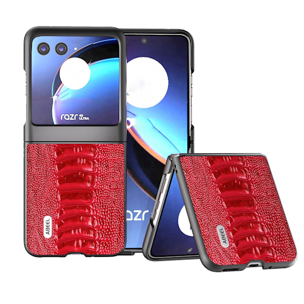 Abeel Weilai Series phone case för Motorola Razr 40 Ultra (DPD) Red