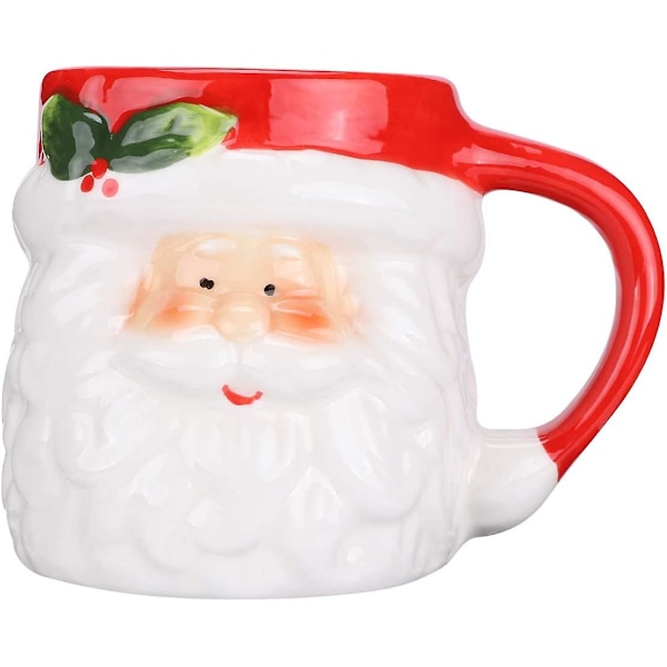 Julmugg Santa Claus Keramisk kaffemugg Julklapp (DPD)
