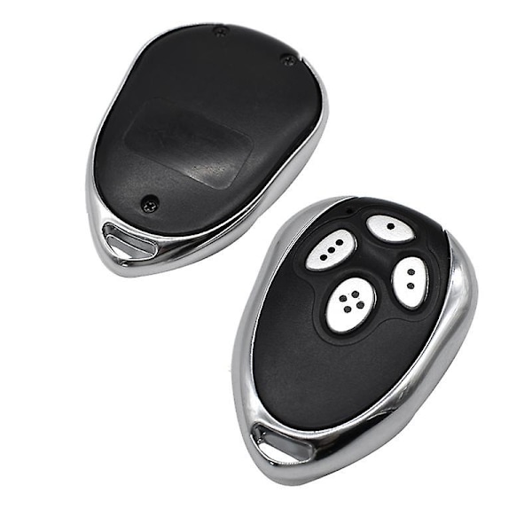 2ST Garage Gate fjärrkontroll för Alutech AT-4 AR-1-500 AN-Motors AT-4 ASG1000 AT4 AT 433MHz Rolling Code (DPD) Black  silver