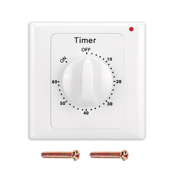 110V-240V Högpresterande pumptimerbrytare Elektronisk styrning Mekanisk nedräkningsuttag Tidbrytare 86 Panel (60min)  (ZYH)