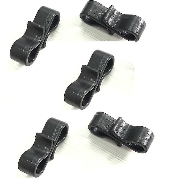 20 st S-krokar för hängande växter, svarta S-formade krokar Plast S-krok (DPD)