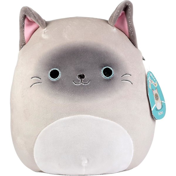 10\" Felton Den siamesiska katten - Officiellt licensierad Kellytoy Plysch - Samlarobjekt Mjuk & Squishy Kitty Gosedjur Leksak - 10 tum (WS)  (ZYH)