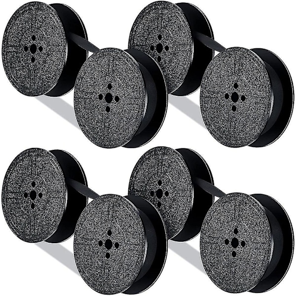 4-pack skrivmaskinsband, dubbelspolig skrivmaskinsband, bläckersättning för de flesta skrivmaskiner - ZYH