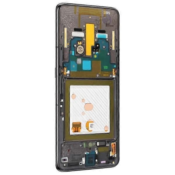 Passer for Bloc Complet Galaxy A80 LCD-skjerm og berøringsskjerm Original Service Pack - Svart