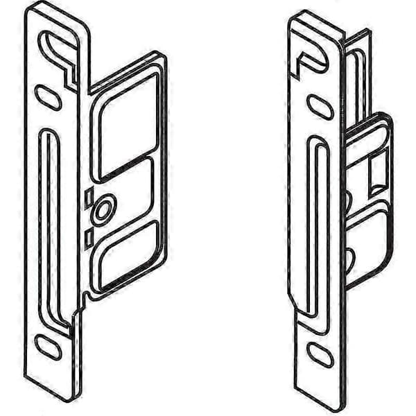 Zsf.1700 Metabox Skuffefront Festebraketter (par)