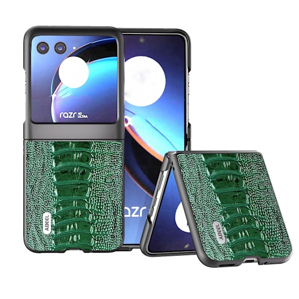 Abeel Weilai-serie mobilfodral för Motorola Razr 40 Ultra (DPD) Green