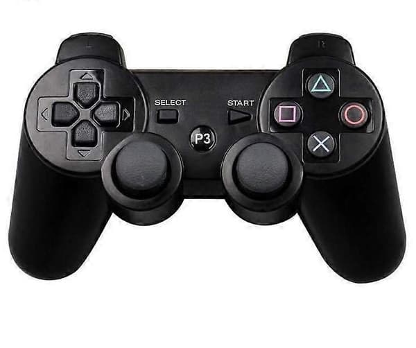 PS3 Trådløs kontroller svart, Spillkontroller, Gamingkontroller, Trådløs kontroller