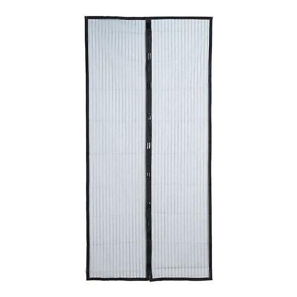 Myggnät Dörr 100x210cm - Myggnät - Insektsskydd - Magnet, Mygga Svart  (ZYH)